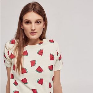 Anthropologie Romy & Ray Watermelon Top